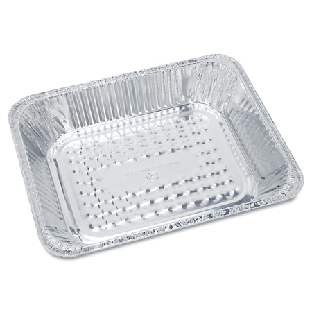 Hfa Aluminum Oblong Container, 1-lb Capacity, 4.56 x 5.56 x 1.63, Silver, 1000PK 205930